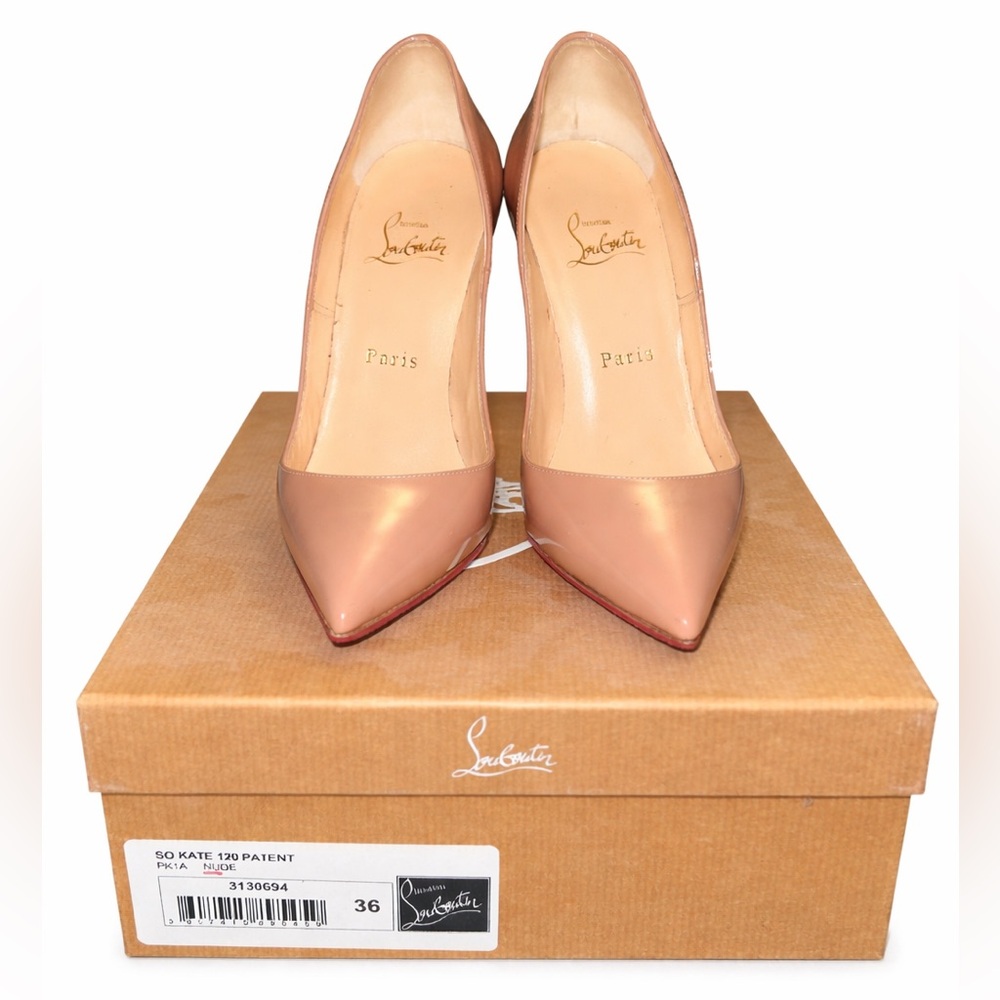 Christian Louboutin 120mm Patent Nude